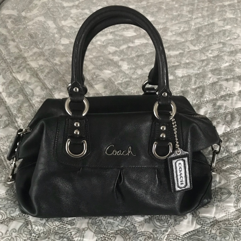 Coach Black Satchel Bag